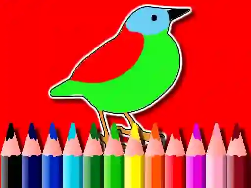 Permainan Back To School: Birds Coloring Book talian