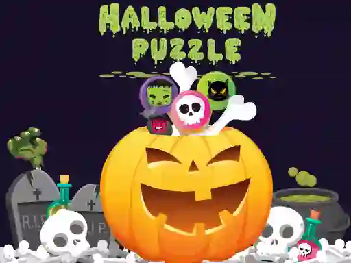Permainan Halloween Puzzle talian