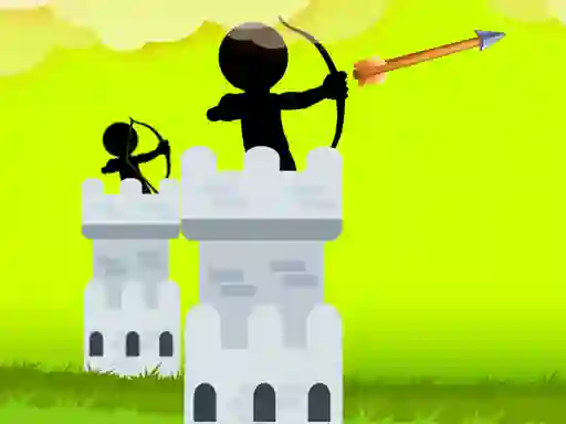 Permainan Stickman Archer Castle talian