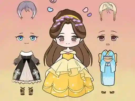 Permainan Vivi Doll Dress Up talian