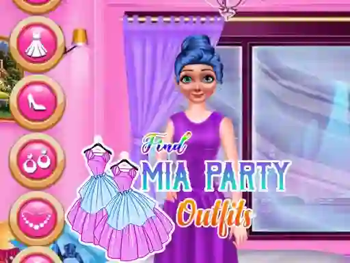 Permainan Find Mia Party Outfits talian