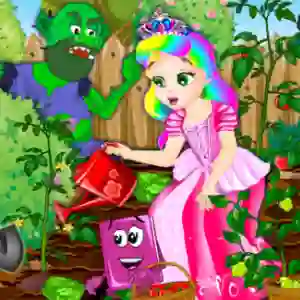 Permainan Princess juliet garden trouble talian