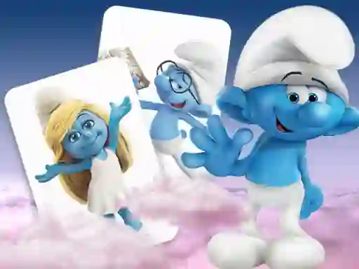 Permainan Smurfs memory card Match talian