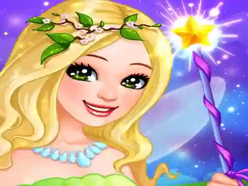 Permainan Little Fairy Dress Up Game talian