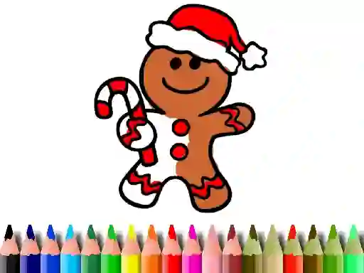 Permainan Back To School: Christmas Cookies Coloring talian