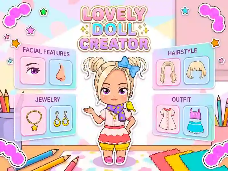 Permainan Lovely Doll Creator talian