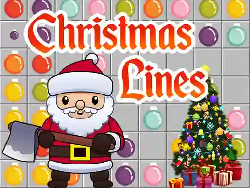 Permainan Christmas Lines talian