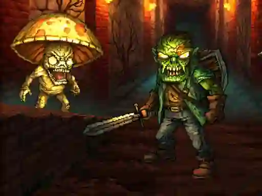Permainan Monster Slayer Merge & Survive talian
