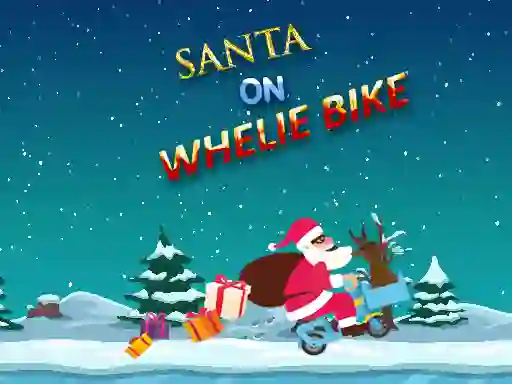 Permainan Santa On Wheelie Bike talian