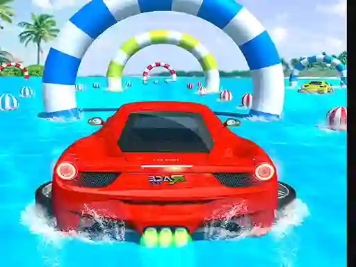 Permainan Water Surfing Car Stunts Car Racing talian