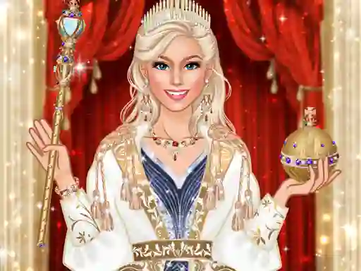 Permainan Queen Fashion Salon Royal Dress Up talian