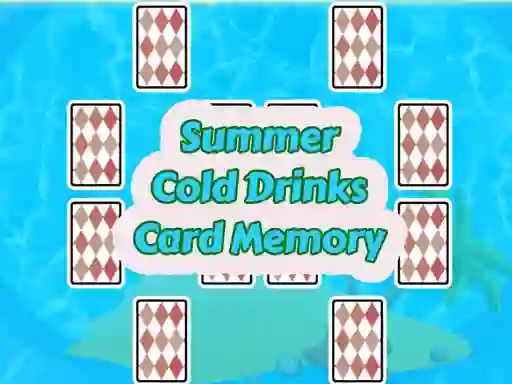 Permainan Summer Cold Drinks Card Memory talian
