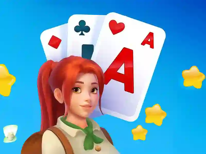 Permainan Kings and Queens Solitaire Tripeaks talian