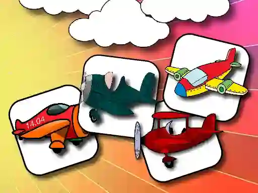 Permainan Airplane Memory Challenge talian