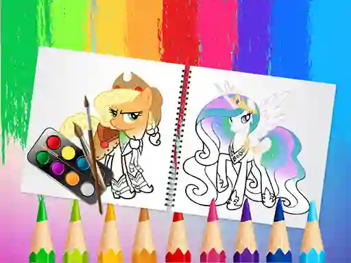 Permainan Sweet Pony Coloring Book talian