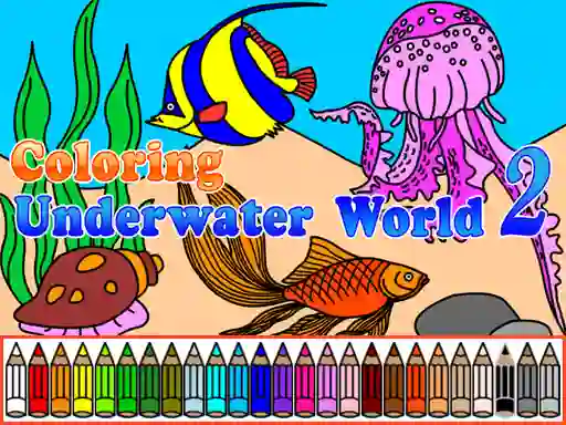 Permainan Сoloring Underwater World 2 talian