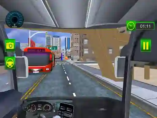 Permainan Driving Service Passenger Bus Transport talian