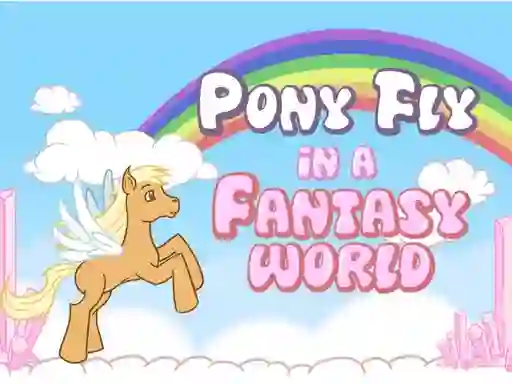 Permainan Pony fly in a fantasy world talian