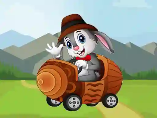 Permainan Cartoon Animals In Cars Match 3 talian