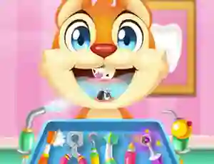 Permainan Crazy Animals Dentist talian