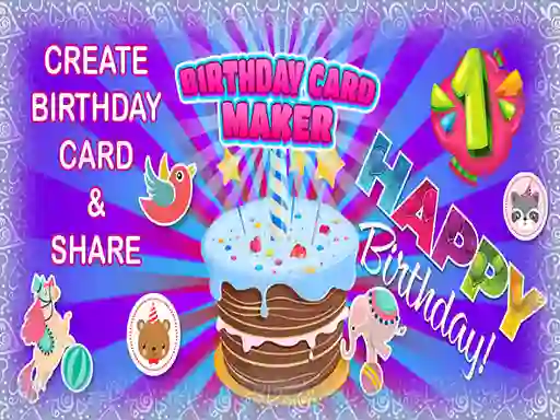 Permainan Birthday Card Maker talian