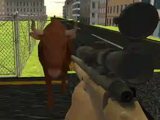 Permainan Angry Bull Shooter talian