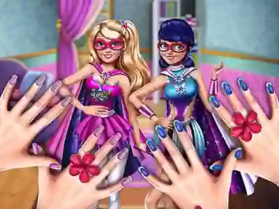 Permainan Princess Superheroes: Beauty Salon talian