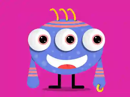 Permainan Cute Little Monsters Memory talian