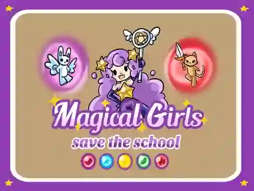 Permainan Magical Girls Save the School talian