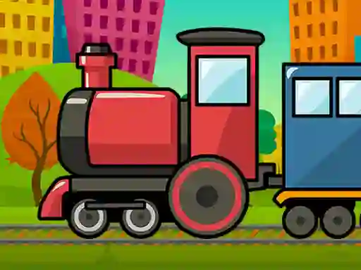 Permainan Train Jigsaw talian