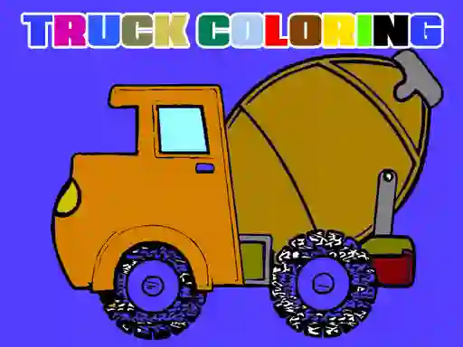 Permainan Trucks Coloring Book talian