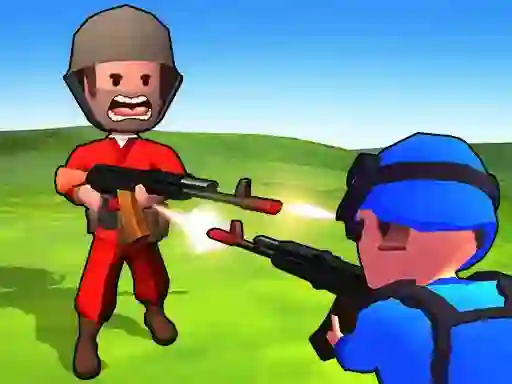 Permainan Little Commander. Red vs Blue talian