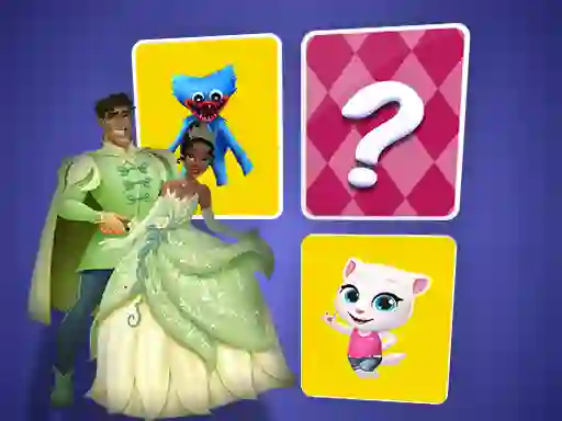 Permainan The Princess and the Frog Memory Card Match talian