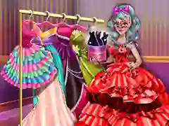 Permainan Dove Carnival Dolly Dress Up talian