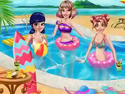 Permainan Princesses Summer Vacation talian