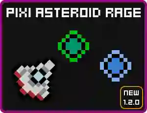 Permainan Pixi Asteroid Rage talian