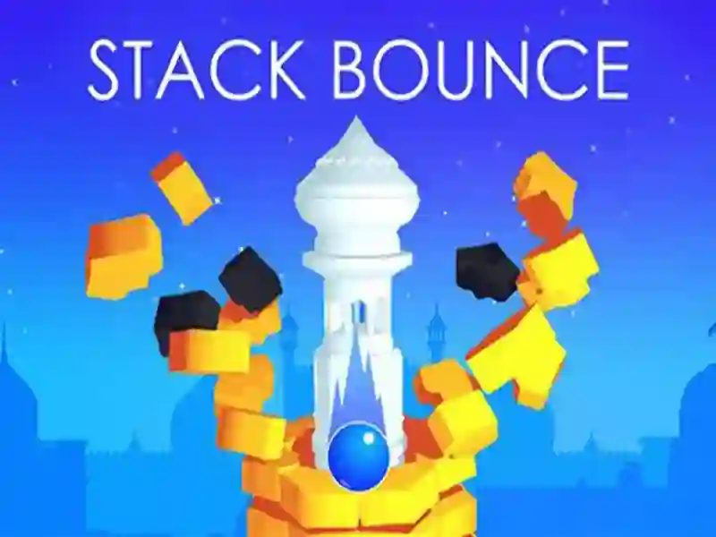 Permainan Stack Bounce talian