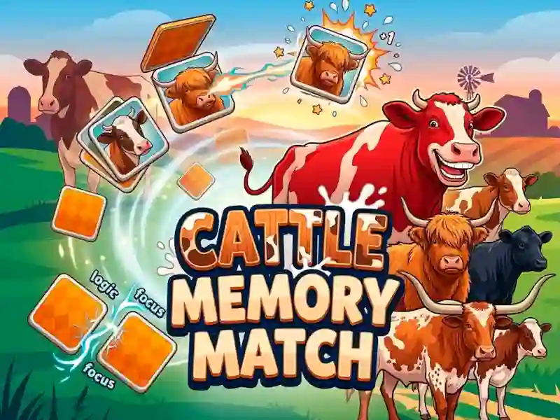 Permainan Cattle Memory Match talian