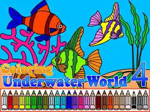 Permainan Coloring Underwater World 4 talian