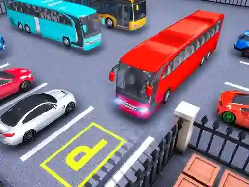 Permainan Real Bus Parking Pick and Drop talian