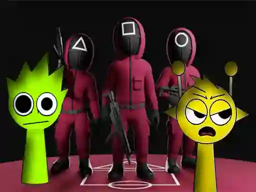 Permainan Squid Game Sprunki FNF Battle talian