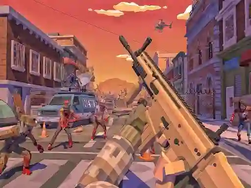 Permainan Polygon War Z Zombie talian