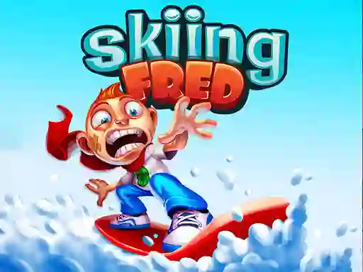 Permainan Skiing Fred talian