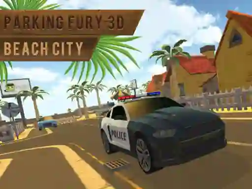 Permainan Parking Fury 3d: Beach City talian
