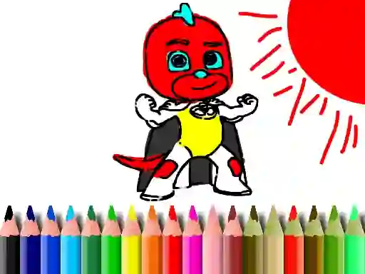 Permainan Back To School: Mask Boy Coloring talian