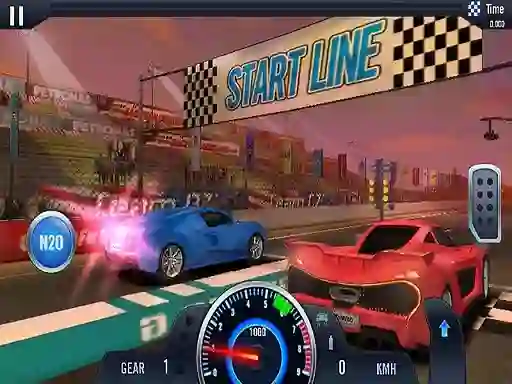 Permainan Fast Line Furious Car Racing talian