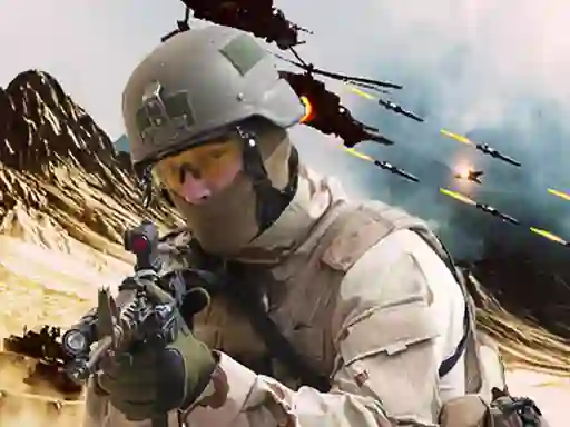 Permainan Modern Commando Combat talian