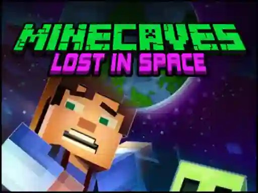 Permainan Minecaves Lost in Space talian