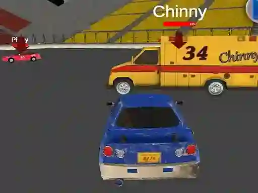 Permainan Chasing Car Demolition Crash talian
