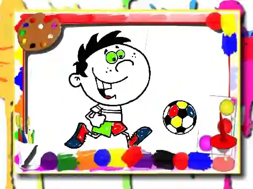 Permainan Football Coloring Time talian